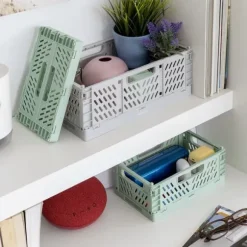 Set of 3 Foldable and Stackable Organiser Boxes Boxtor InnovaGoods