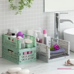 Set of 3 Foldable and Stackable Organiser Boxes Boxtor InnovaGoods