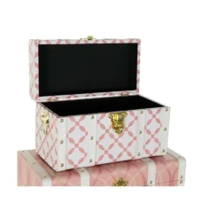 Set of Chests DKD Home Decor Polyurethane MDF Wood (60 x 35 x 41 cm)