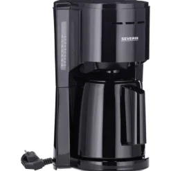 Severin KA 9306 Kaffebryggare Svart Kapacitet Koppar=8 Isolerad kanna, med filterkaffe-funktion