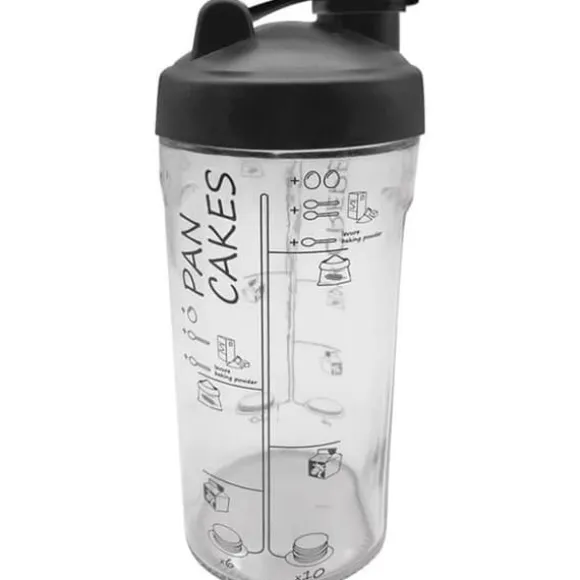 Shaker för pannkakor och crêpes - Cookut - Miam - Transparent - Svart - Glas