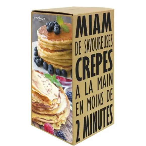 Shaker för pannkakor och crêpes - Cookut - Miam - Transparent - Svart - Glas