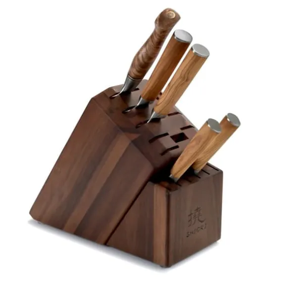 Shiori 撓 Akashia Burokku knivställ 16 hål