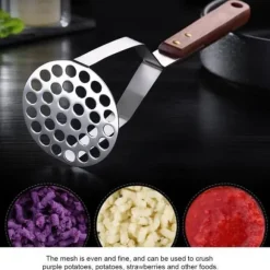 SIB Manuell pressad potatispress SUS304 Kvarn i rostfritt stål Hushållsredskap