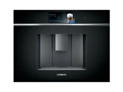 Siemens iQ700 CT718L1B0 - Automatisk kaffekokare - inbyggd med mjölkskummare - 19 bar - svart