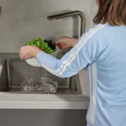 Sil med skål, 10x22,5x21 cm, Transparent, Vit