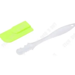 Silicone Spatel - TECH DISCOUNT - Demonterbar - Lätt att Rengöra - Vit och Grön