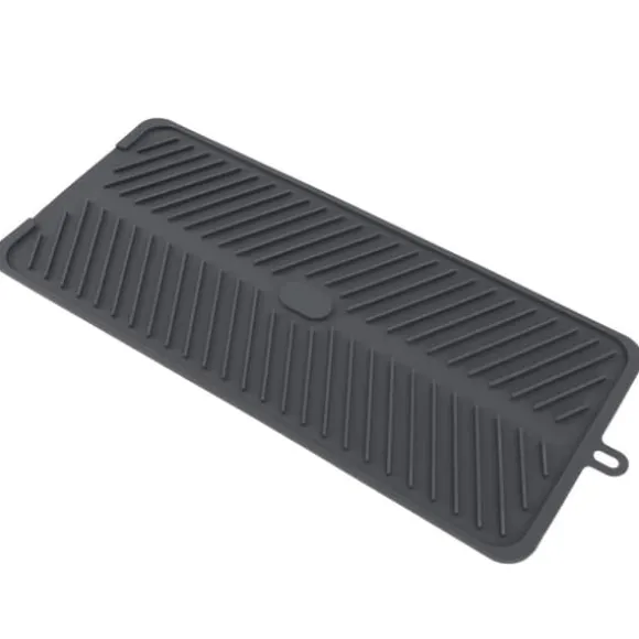 Silikon Dräneringsdyna Multifunktionell Vattentät Hopfällbar Värmebeständig Tjockare Silikon Disktorkmatta för Köksbar