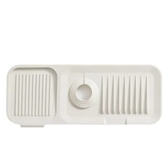 Silikon hopfällbar diskbänksblandare Vattenuppfångarmatta för kök och badrum