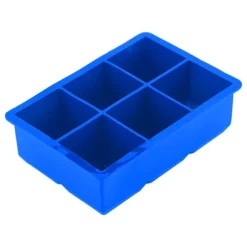 Silikon Isbitsmaskin 6 Hål Choklad Godisform Kök Matlagningsverktyg Mörkblå