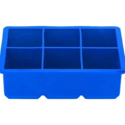 Silikon Isbitsmaskin 6 Hål Choklad Godisform Kök Matlagningsverktyg Mörkblå