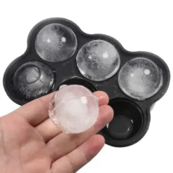 Silikon Isbollsform – Isform för Isbollar Runda Isbitar Kulor