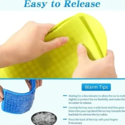 Silikon Isform 160 Små Isbitar Svart