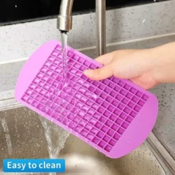 Silikon Isform 160 Små Isbitar Svart