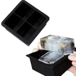 Silikon Isform för 4 Stora Iskuber