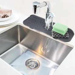 Silikon köksbadrumsmatta för diskbänk avloppsblandare