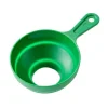 Silikon Kökstratt Hopfällbar Multifunktionell Kökstratt med bred mun Grön