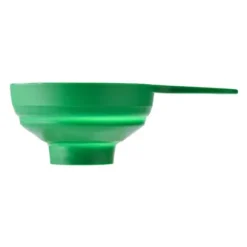 Silikon Kökstratt Hopfällbar Multifunktionell Kökstratt med bred mun Grön