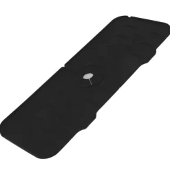 Silikon Kranmatta BPA-fri Återanvändbar Hållbar Stänksäker Silikon Handfat Dräneringsdyna för kök Badrum Svart