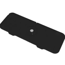 Silikon Kranmatta BPA-fri Återanvändbar Hållbar Stänksäker Silikon Handfat Dräneringsdyna för kök Badrum Svart