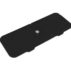 Silikon Kranmatta BPA-fri Återanvändbar Hållbar Stänksäker Silikon Handfat Dräneringsdyna för kök Badrum Svart