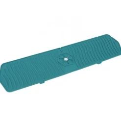 Silikon Kranskydd Köksdiskskydd Silikon Kranhandtag Droppfångare Bricka Svamphållare Matta 61CM Stor Storlek Grön