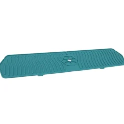 Silikon Kranskydd Köksdiskskydd Silikon Kranhandtag Droppfångare Bricka Svamphållare Matta 61CM Stor Storlek Grön