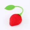 Silikon Kreativ Jordgubbsformad Tebladsil Örtkrydda Infuserfilter