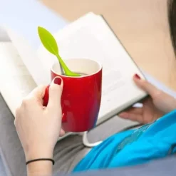 Silikon lösa teblad, Tesil med droppbricka ingår - Bästa tesilen med modern bladdesign (2 st)