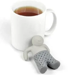 Silikon Ört Infuser Grå Filter Te Sil