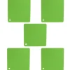 Silikon värmebeständig anti-halk underläggsmatta för köksbänk - 5 st Green Honeycomb Hot Pads