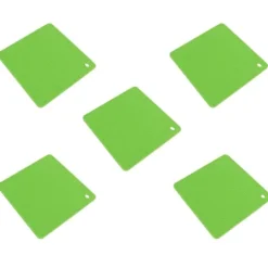 Silikon värmebeständig anti-halk underläggsmatta för köksbänk - 5 st Green Honeycomb Hot Pads