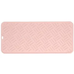 Silikon Värmeisoleringsdyna Skrivbord Anti-Skolning Vattentät Silikondyna för Hemkök (Rosa, 45x20cm)