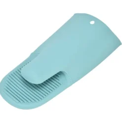 Silikon Värmeisoleringshandskar Förtjockade Anti-Slip Ugnsvantar Handskar för mikrovågsgrillNordic Green