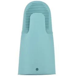 Silikon Värmeisoleringshandskar Förtjockade Anti-Slip Ugnsvantar Handskar för mikrovågsgrillNordic Green