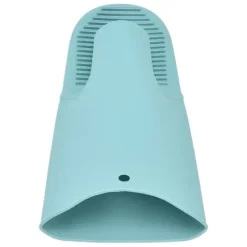 Silikon Värmeisoleringshandskar Förtjockade Anti-Slip Ugnsvantar Handskar för mikrovågsgrillNordic Green