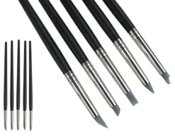 Silikonborstar Litet set med 5 borstar