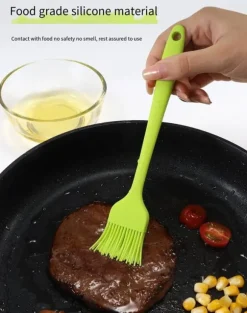 Silikonborste 21cm grön