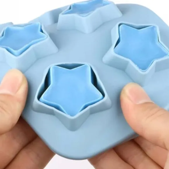 Silikonform för Godis, Isbitar och Bakverk Stjärnor