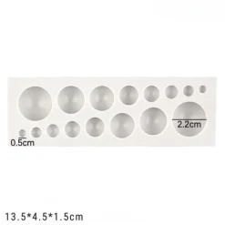 Silikonform för Pärlor och Cirklar