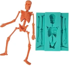 Silikonform för sockerpasta 3D-skelett