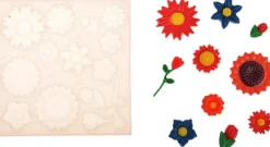 Silikonform för sockerpasta BLOMMOR 14gn BLOMMOR