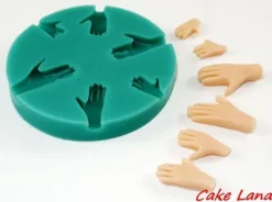 Silikonform för sockerpasta SMÅ HÄNDER HÄNDER