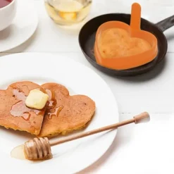 Silikonform för stekning av stekt ägg Hjärtformad stekt äggform