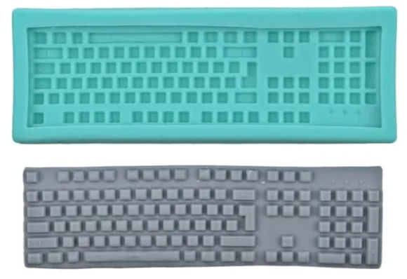 Silikonform för tangentbord