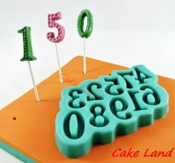 Silikonform SIFFROR till tårtdekoration