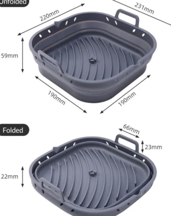 Silikonform till Airfryer 23x22 cm NU SHOP
