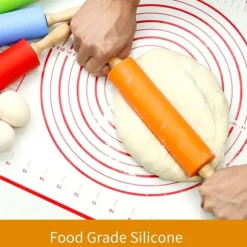 Silikonkavel för deg, non-stick, ORANGE, 38 cm