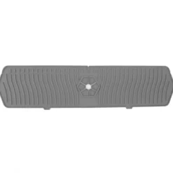 Silikonkranskydd Köksdiskskydd Silikonkranhandtag Droppfångare Svamphållare Matta 61CM Stor Storlek Grå