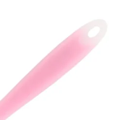 Silikonspatel Genomskinlig Integrerad Hellindad Bärbar Värmebeständig Kök Gör-det-själv Bakning Matlagningsverktyg Rosa